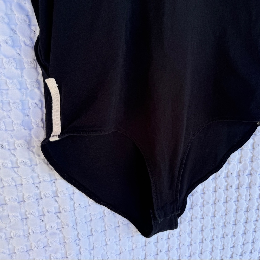 Intimately Free People In My Tee Bodysuit XS Black Crew Neck Short Sleeve - Picture 5 of 7